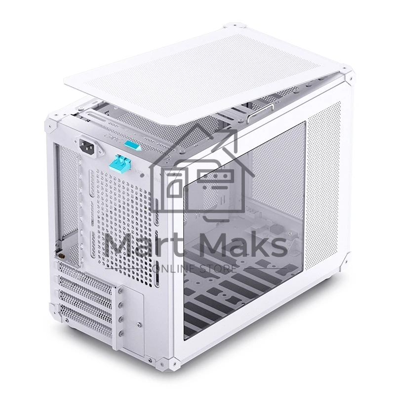 Корпус без блока питания JONSBO C6 MAX Handle, Mini-Tower, TG, no fan, 1xUSB-A 3.0 + 1xUSB-C 3.1, mATX, mITX White