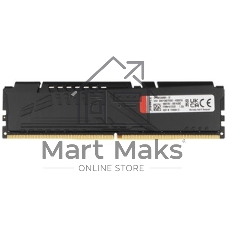 Оперативная память Kingston Fury Beast Black, DDR5, 32GB (1x32GB), 5600 MHz, CL36, с радиатором, чёрный