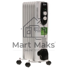 Обогреватель масляный Ballu Classic BOH/CL-07WRN (7 секций), белый, 1500 Вт, 20 м2, термостат
