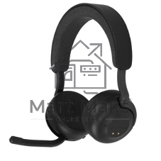 Гарнитура JLab Epic Work ANC Wireless Duo with Stand чёрный, беспроводная, Bluetooth/радиоканал/USB-C, ANC (шумоподавление), до 9 м, в комплекте подставка