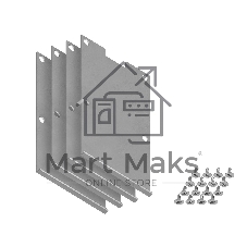Заглушка для накладного алюминиевого шинопровода GP8500 SL серебро 35*67