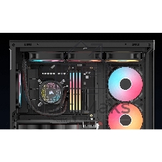 Корпус без блока питания/ Case Corsair 3500X RS-R ARGB, Midi-Tower, TG, 3x120mm ARGB, 2xUSB-A 3.2, 1xUSB 3.2 Type-C, E-ATX, ATX, mATX, mITX Black