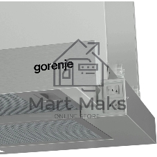 Вытяжка встраиваемая Gorenje TH60E5X черный управление: кнопочное (1 мотор)