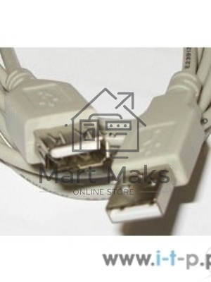 Кабель Gembird PRO CCF-USB2-AMAF-6 USB 2.0 кабель удлинительный 1.8м AM/AF позол.конт., фер.кол., пакет