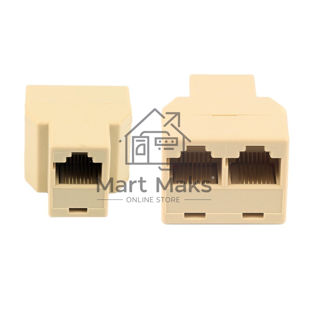 Разветвитель US-09A RJ45 8P8C (розетка) -> 2x8P8C (розетки)