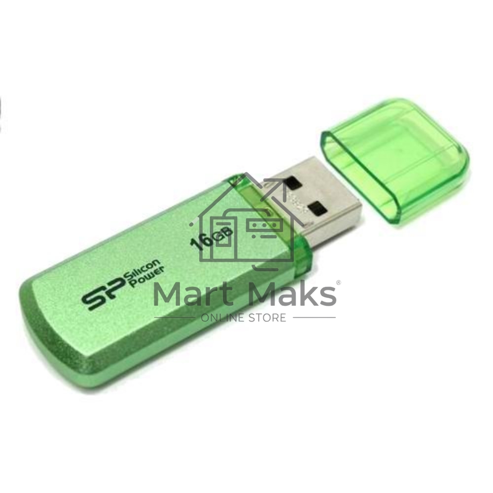 Флешка USB R/W R/W 16Gb Helios 101 SP016GBUF2101V1N USB2.0 зеленый