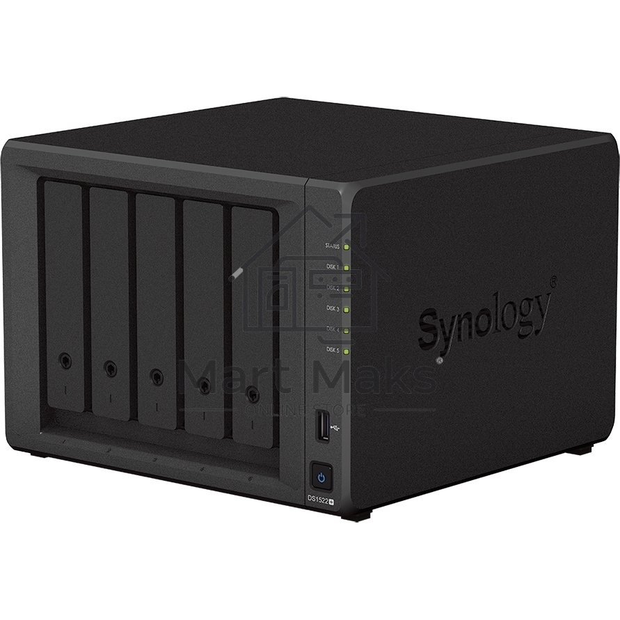 СХД настольное исполнение 5BAY NO HDD USB3 DS1522+ SYNOLOGY