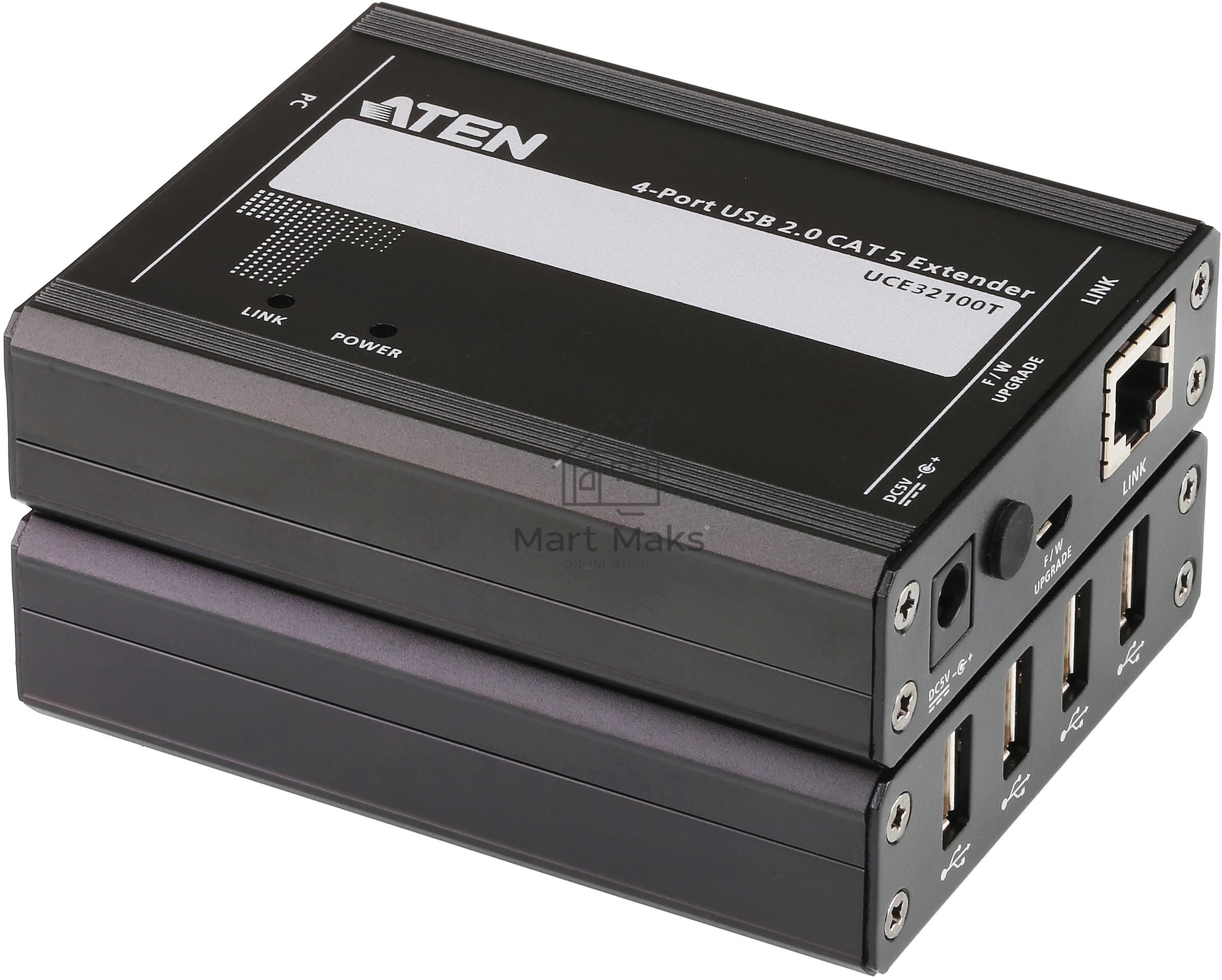 Удлинитель 4-х портовый, USB 2.0, 100 метр., CAT 5 4-port USB 2.0 CAT 5 Extender (100m)