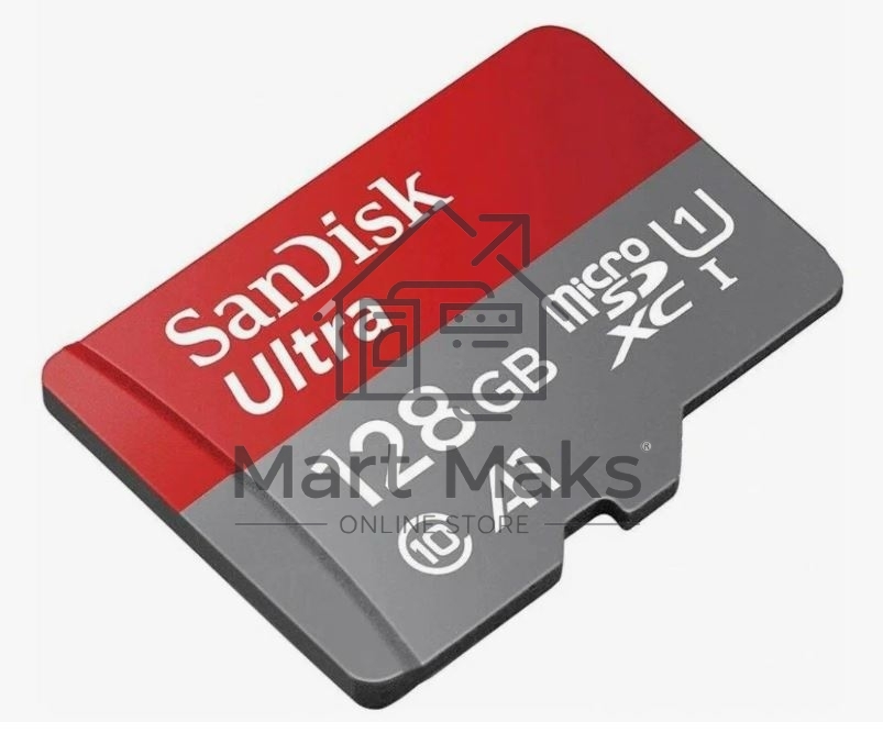 Флеш карта microSD 128GB SanDisk microSDXC Class 10 Ultra UHS-I A1 140MB/s