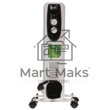 Обогреватель масляный Ballu Classic BOH/CL-07WRN (7 секций), белый, 1500 Вт, 20 м2, термостат