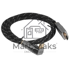 Кабель HDMI C-HM-HM-1M Wize 1 м., v.2.0, 19M/19M, позол.разъемы, экран, черный, пакет