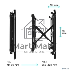 Настенное крепление ONKRON PRO7 Mдля видеостен 40”-70