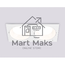 Светильник Ambrella light TN52343/2 SWH/GWH белый песок/белый глянец GX53 max 12W 220*115*25