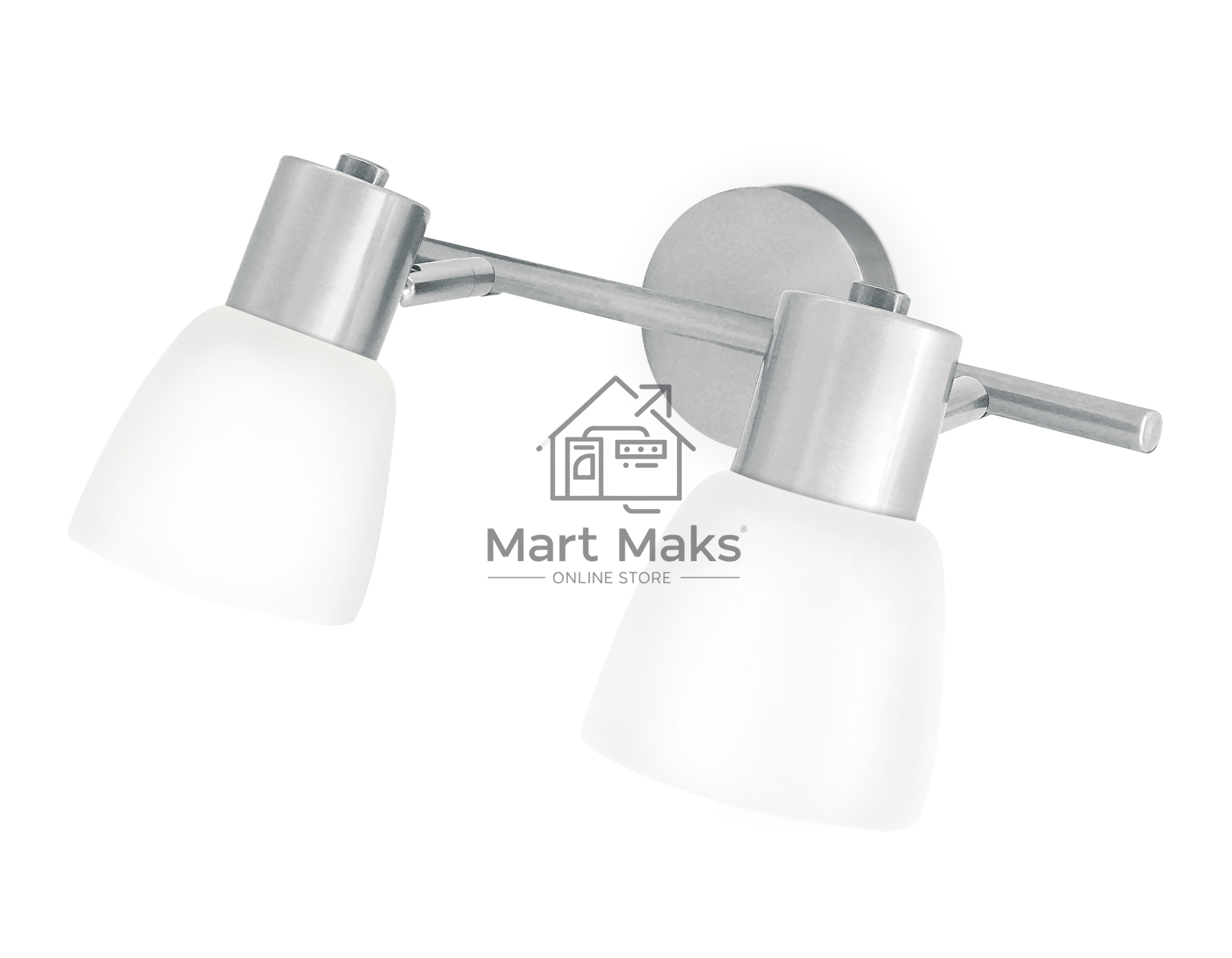 Светильник Ambrella light TR3963/2 CH/FR хром/белый матовый E27*2 max 40W 200*105*200