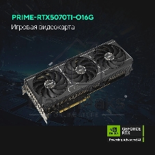 Видеокарта ASUS TUF Gaming GeForce RTX 5070 Ti OC Edition, 16 GB GDDR7, 256 bit, 3xDisplayPort, 2xHDMI, GPU 2497 MHz