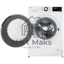 Стиральная машина LG F2V3PS6W белый, загрузка фронтальная 8 кг, 1200 об/мин., класс: A