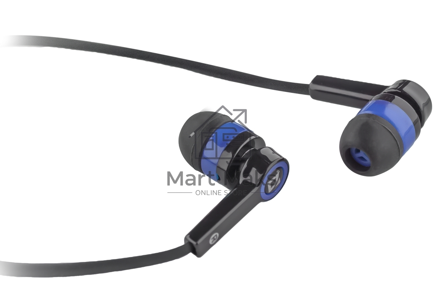 Гарнитура Defender Pulse-420 черный/синий 4-пин 3 5 мм jack кабель 1.2 м