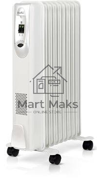 Масляный обогреватель Ballu Comfort BOH/CM-09WDN (9 секций) белый, 2000 Вт, 25 м2, термостат