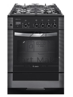 Плита газовая Gefest ПГ 6500-04 0244 черный, конфорок 4 шт, духовка 52 л, 60 см x 85 см x 60 см