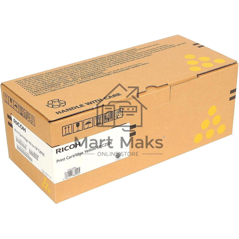 Картридж лазерный Ricoh тип SPC250E желтый для SP C250DN/C250SF 1600 отп.