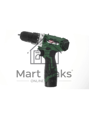 Дрель-шуруповерт Hammer ACD12/2CS, Аккумуляторная, 12В, 2 АКБ, Кейс