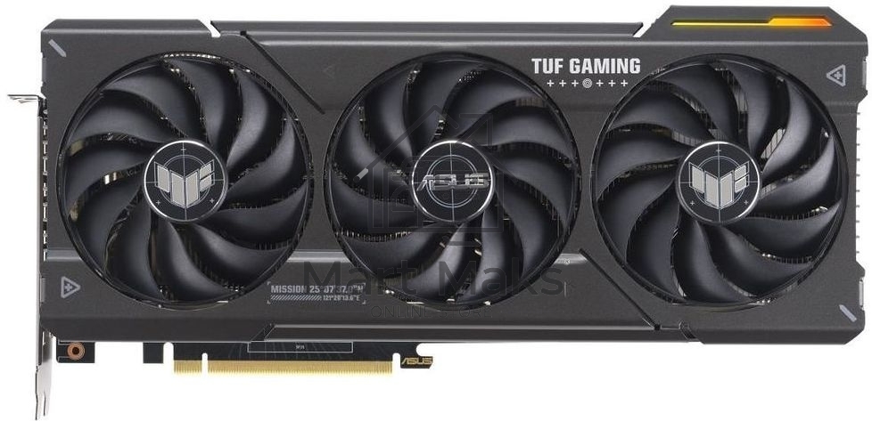 Видеокарта Asus TUF-RTX4070-O12G-GAMING NVIDIA GeForce RTX 4070 12288Mb PCI-E 4.0 192 GDDR6X 2550/21000 HDMIx1 DPx3 HDCP Ret