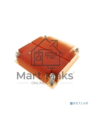 Радиатор для процессора ExeGate ESNK-0047.1U.2011/2066.Cu медный, медь, 100 Вт, 25 мм