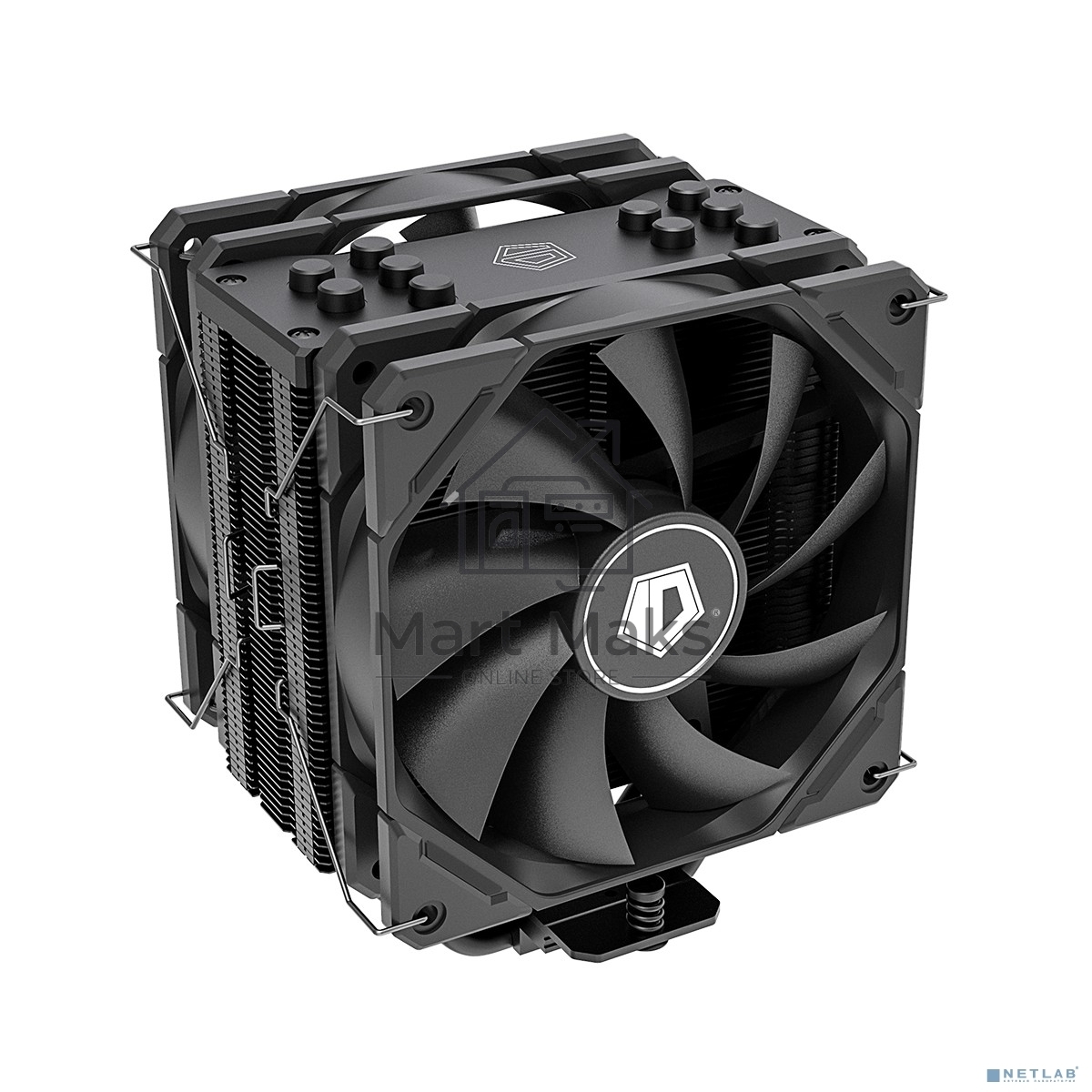 Кулер для процессора ID-COOLING SE-225-XT-BLACK-V2 черный 120мм алюминий+медь 1800rpm 35.2db 4-pin 220W 154мм