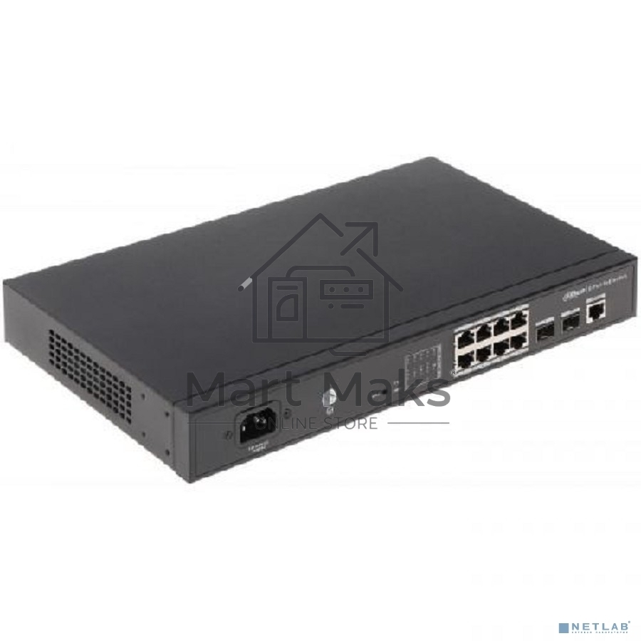 Коммутатор DH-PFS4210-8GT-150 8-портовый управляемый POE