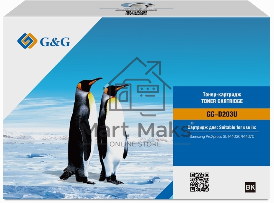 Картридж лазерный G&G GG-D203U черный (15000стр.) для Samsung ProXpress M4020/M4070