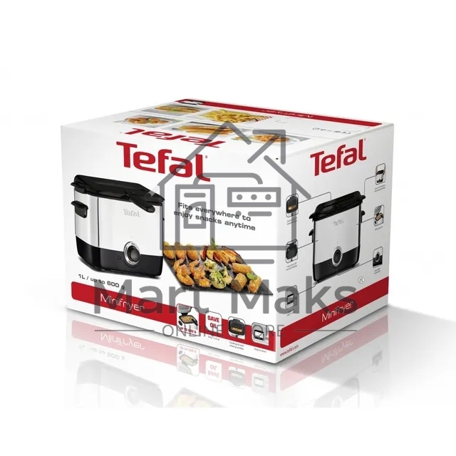 Фритюрница Tefal FF220015 1000Вт серебристый/черный