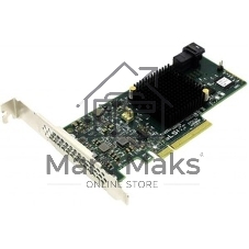 RAID-контроллер Broadcom LSI MegaRAID SAS 9341-4i SGL (LSI00419/05-26105-00(H) PCIe 3.0 x8 LP, SAS/SATA 12G, RAID 0,1,5,10,50, 4port(1хint SFF8643), 3008ROC, 5,
