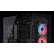 Корпус без блока питания/ Case Corsair 3500X RS-R ARGB, Midi-Tower, TG, 3x120mm ARGB, 2xUSB-A 3.2, 1xUSB 3.2 Type-C, E-ATX, ATX, mATX, mITX Black