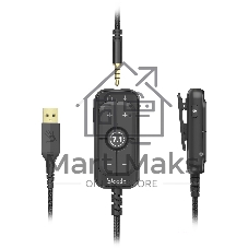 Гарнитура Bloody M590i Sports красный-чёрный, проводная, USB