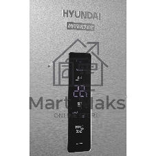 Холодильник Hyundai CM45083F нержавеющая сталь трехкамерный 289/144л морозилка снизу, No Frost, Side by Side