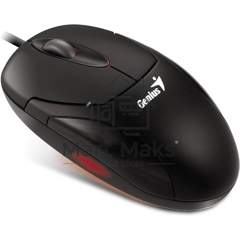 Мышь проводная Genius XScroll V3 черный, 1000 dpi, USB, кнопки - 3