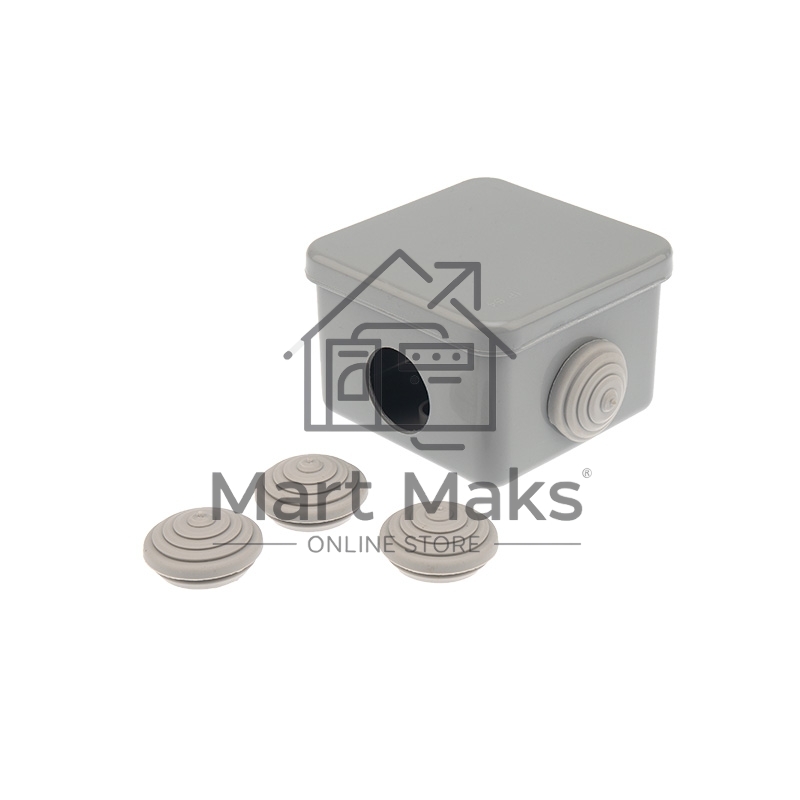 Коробка распаячная Rexant ОУ, 65x65x50, IP54 (УПрк 65x65/45.2.3)