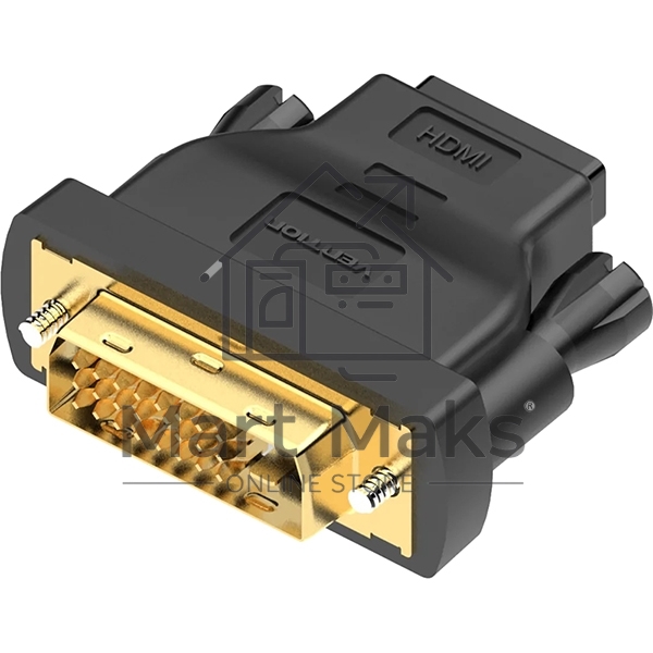 Адаптер-переходник Vention DVI 24+1 M/ HDMI 19F