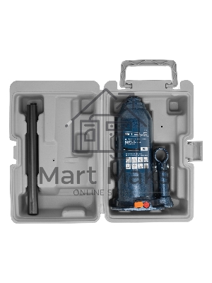 Домкрат гидравлический бутылочный, 6 т, h подъема 207-404 мм, в пласт. кейсе Stels