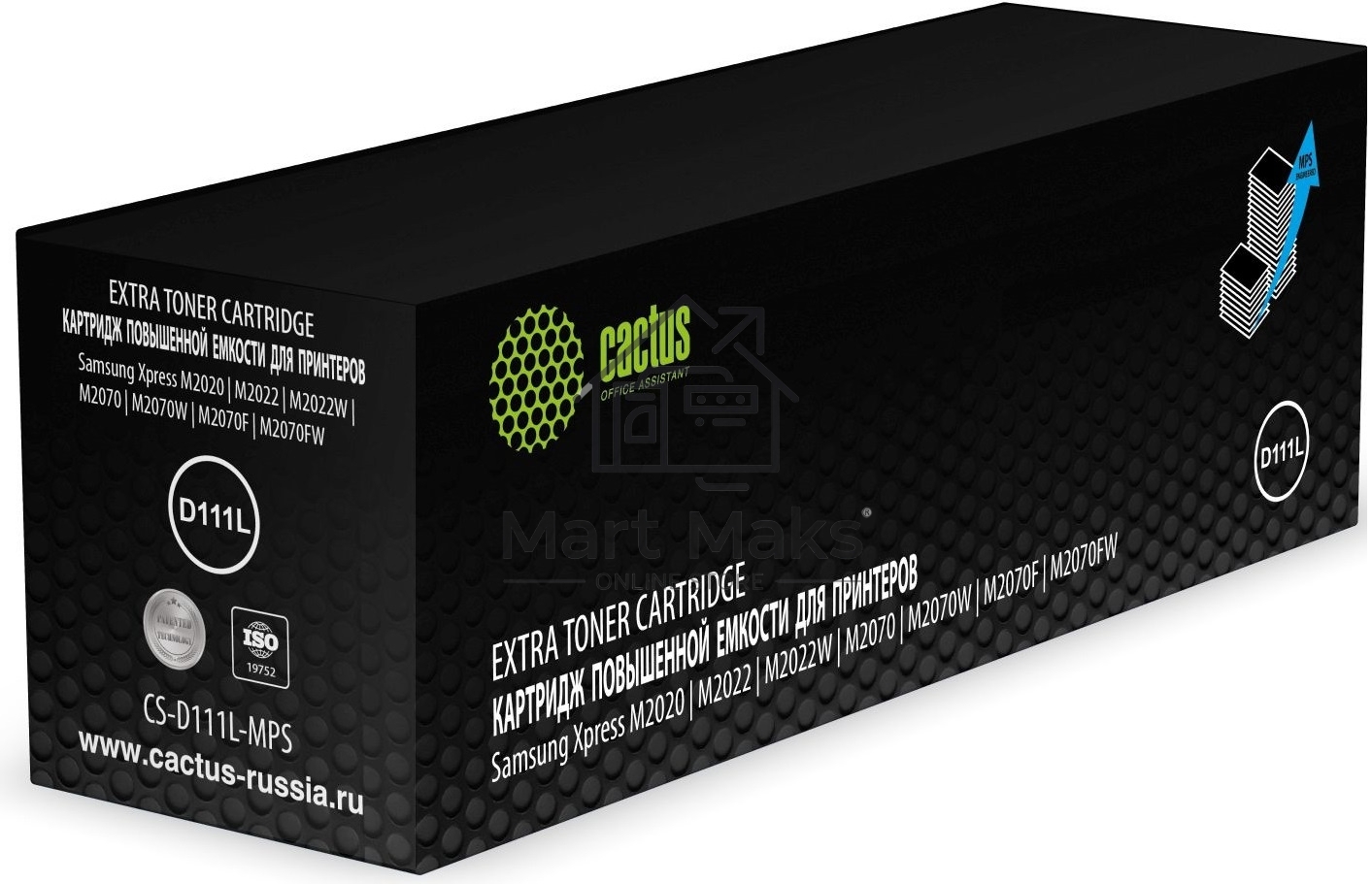Картридж лазерный Cactus CS-D111L-MPS черный (3000стр.) для Samsung Xpress M2022, M2020, M2021, M2020W, M2070, M2070FW, M2071, M2071FH, M2021W, M2022W, M2070F, M2070W, M2071F