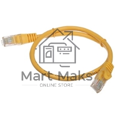 Патч-корд ACD-LPU6Z-5DO Cat.6 UTP 26AWG 4Pair, CU, LSZH, оранжевый, 0,5м