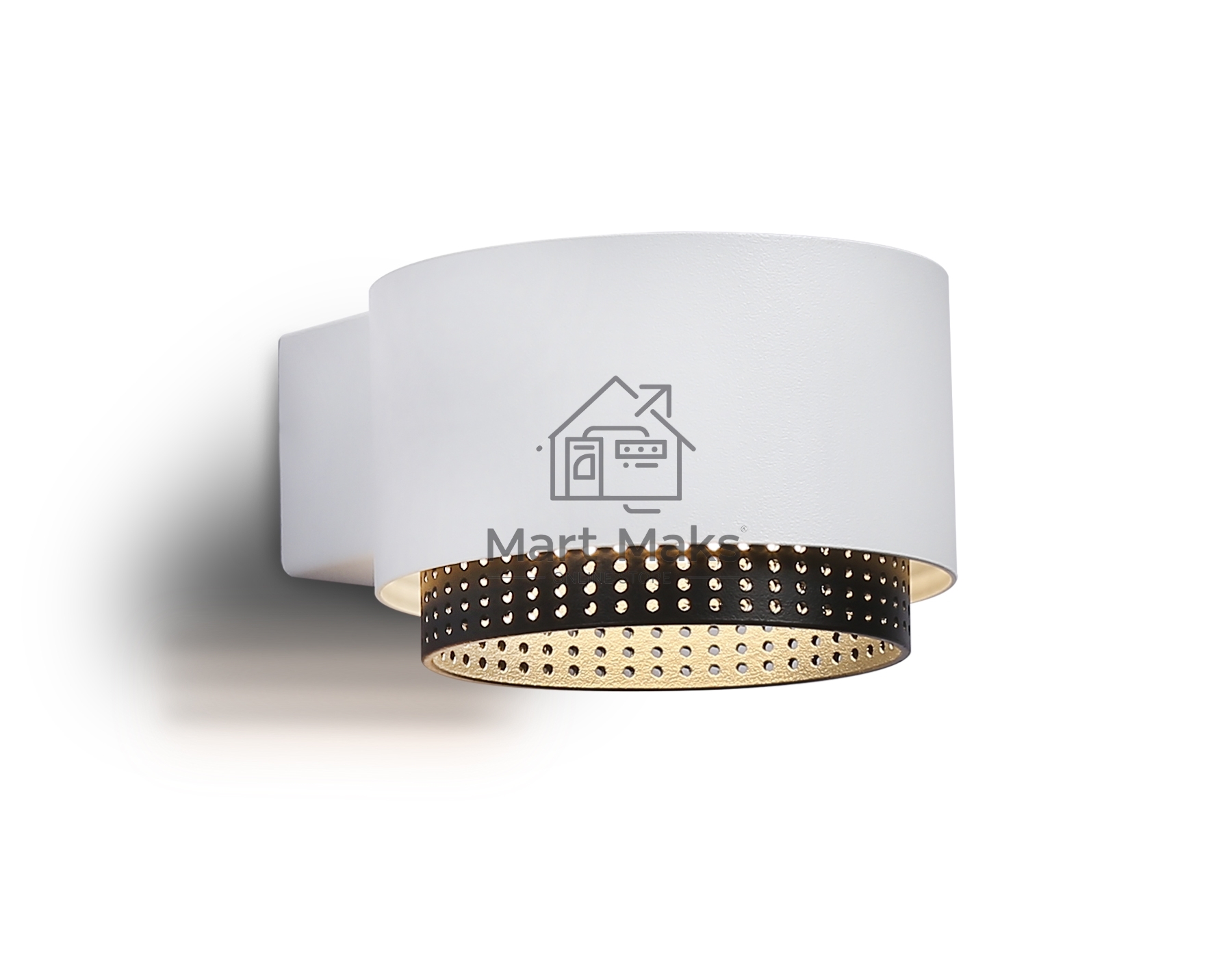 Светильник Ambrella light TN71296 WH/BK белый/черный GX53 max 12W 95*62*120