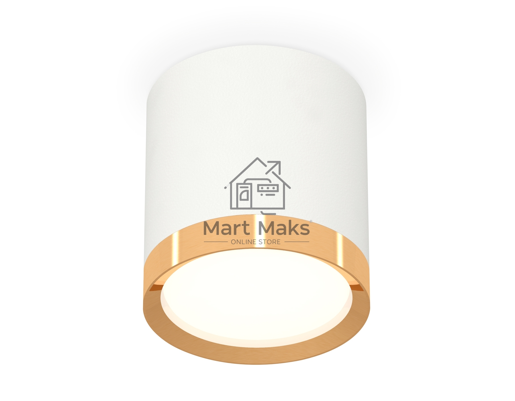 Светильник Ambrella Light XS8141004 SWH/PYG белый песок/золото желтое полированное GX53 (C8141, N8124)