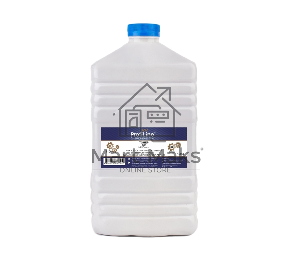 Тонер ProfiLine Q2612/Q2613/Q2624/Q7553/Q5949/C7115/C4092/C4182 1000 гр (T100) PL TTI Фас РФ