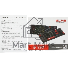 Клавиатура проводная A4Tech Bloody S98 (S98 RED) USB черный/красный