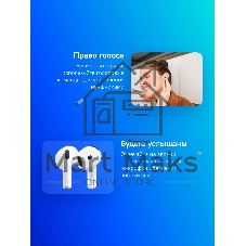 Гарнитура вкладыши Apple A3055 A3056 A3059 AirPods 4 ANC белый