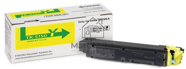 Картридж лазерный Kyocera TK-5150Y (1T02NSANL0) желтый для Kyocera P6035cdn/M6035cidn/M6535cidn 10000 стр.
