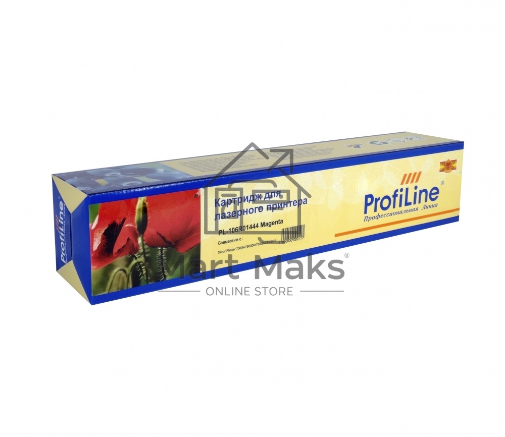 Картридж Тонер-туба ProfiLine PL-106R01444 для принтеров Xerox Phaser 7500N/7500DN/7500DT/7500DX 17800 копий Magenta