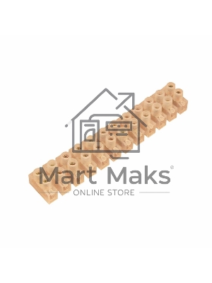 Клеммная колодка винтовая Rexant KВ-25 (10-25 мм²), ток 60 A, полиэтилен белый (ЗВИ)