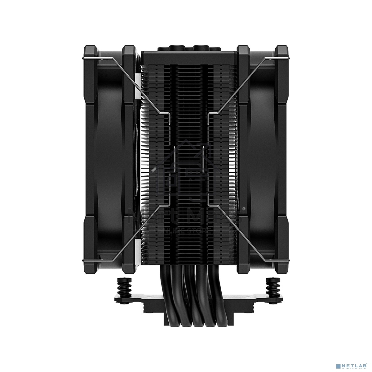 Кулер для процессора ID-COOLING SE-225-XT-BLACK-V2 черный 120мм алюминий+медь 1800rpm 35.2db 4-pin 220W 154мм